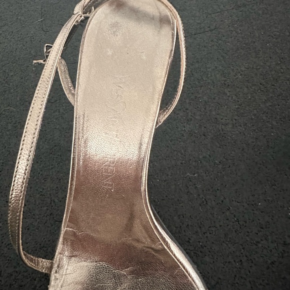Yves Saint Laurent Jewel Platinum Hells with Straps - Picture 2 of 3